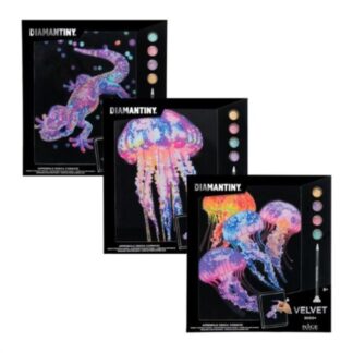 Set mosaico gioco Set mosaico Nice 96713 DIAMANTINY Quadro Level Up Velvet Assortito (ord.min.1.00 unità)