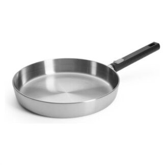 Padella Padella Woll WLL1528LCS LOGIC STEEL con manico removibile Cromo spazzo (ord.min.1.00 unità)