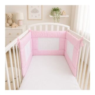 Paracolpi lettino Paracolpi lettino Baby Idea AIRSR 3D AIR MESH Stella rosa (ord.min.1.00 unità)