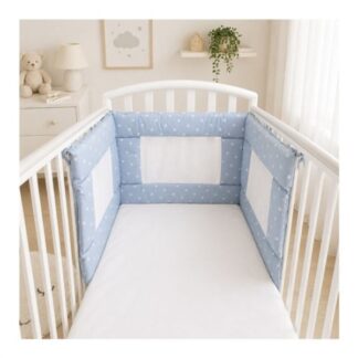 Paracolpi lettino Paracolpi lettino Baby Idea AIRSA 3D AIR MESH Stella azzurro (ord.min.1.00 unità)