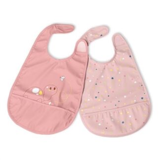 Set bavaglini Set bavaglini Chicco 00016301150000 con tasca briciole Rosa (ord.min.1.00 unità)