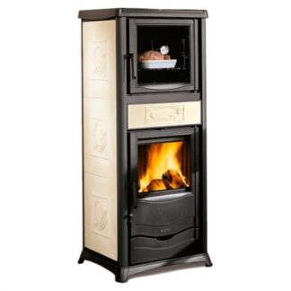 Stufa legna Stufa legna Nordica 3009902 ROSSELLA PLUS FORNO 165 Ceramica Liberty p (ord.min.1.00 unità)