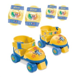 Pattini Pattini Mondo Gioco G042755 DISNEY STITCH Baby + protezioni Giallo e B (ord.min.1.00 unità)