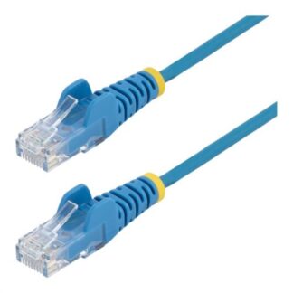 Cavo di rete Cavo di rete Startech.Com N6PAT5MBLS Patch Cable Slim Blue (ord.min.1.00 unità)