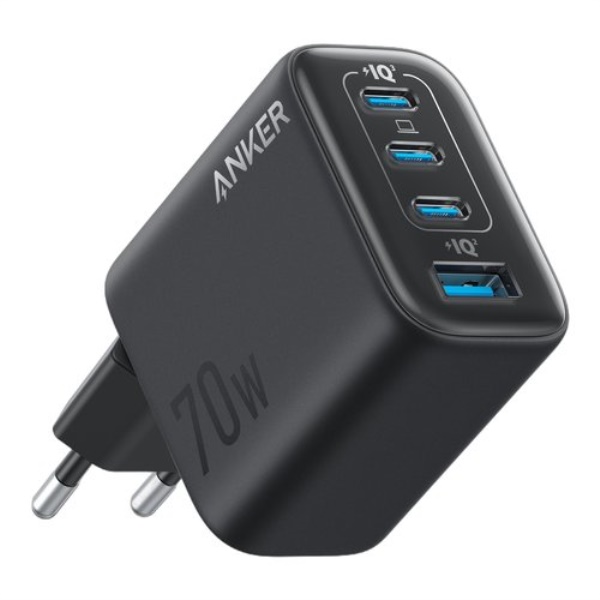 Caricabatterie USB Caricabatterie Anker A121CG11 ZOLO 70W GaN Black (ord.min.1.00 unità)