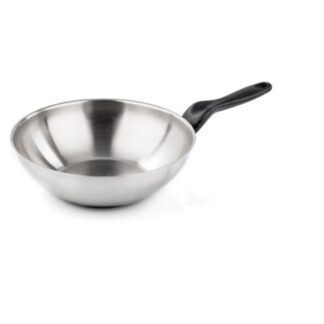 Wok Wok Barazzoni 278109728 LE INOXIDABILI saltapasta 1 manico Cromo spazz (ord.min.1.00 unità)