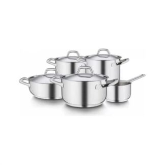 Batteria pentole Batteria pentole Barazzoni 163909 CHEF LINE Cromo spazzolato (ord.min.1.00 unità)