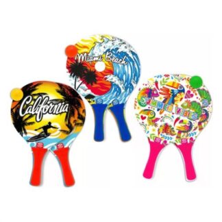 Set racchette Set racchette Teorema 52140 TEO'S Beach Tennis con palla Assortito (ord.min.1.00 unità)
