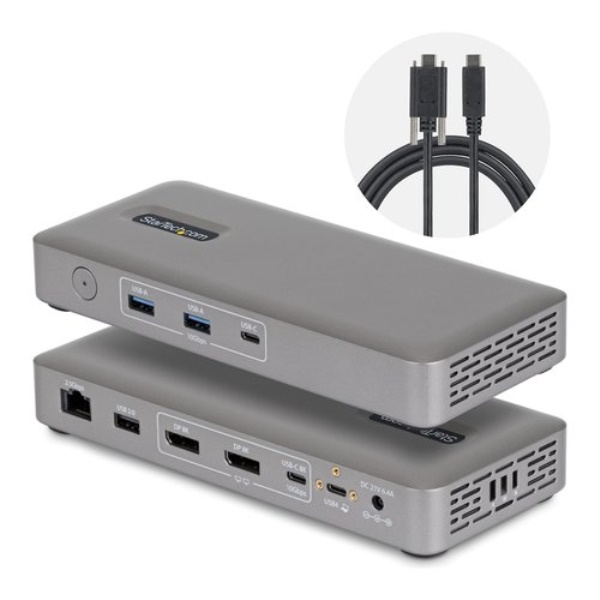 Hub multiporta HUB Startech.Com 208UE USB4 DOCK Docking Station USB4 Gray (ord.min.1.00 unità)