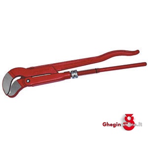 GIRATUBI MOD SVEDESE GANASCE SAGOMATE CURVIFORMI 1035G 3 GIRATUBI MOD. SVEDESE pipe wrenches swedish pattern Orig. Gedore red