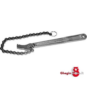 GIRATUBI A CATENA IMPUGNATURA FORGIATA IN ACCIAIO CROMO-VANADIO 1044G GIRATUBI A CATENA chain pipe wrenches Orig. Sturem