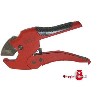 TAGLIATUBI PER MATERIE PLASTICHE TIPO A CESOIA,PROFESSIONALE, MOVIMENTO A CRICCO LUNGHEZZA MM 230 1052GP TAGLIATUBI plastic material pipe cutters Prod. SCU