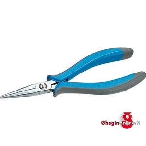 PINZE PER ELETTRONICA E MECCANICA FINE BECCHI MEZZOTONDI,EXTRALUNGHI 106GL PINZE PER ELETTRONICA pliers for electronics and fine mechanics Orig. Gedore - immagine 2