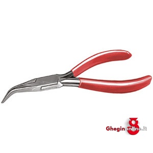 PINZE PER ELETTRONICA E MECCANICA FINE INOX BECCHI MEZZOTONDI,A 45° 110L PINZE PER ELETTRONICA pliers for electronics and fine mechanics Prod. SCU - immagine 2