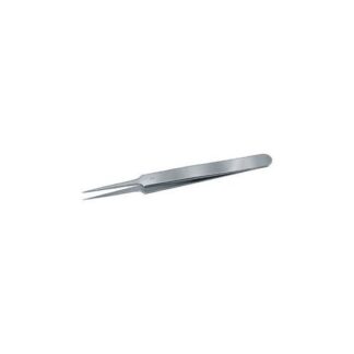 PINZETTE DI PRECIS.PER ELETTRONICA INOX ANTIMAGNETICHE TIPO CORTO A PUNTE SOTTILISSIME,DIRITTE 130C PINZETTE x ELETTRONICA inox tweezers for electronics Prod. SCU
