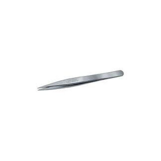 PINZETTE DI PRECIS.PER ELETTRONICA INOX ANTIMAGNETICHE A PUNTE SOTTILI,DIRITTE,LUNGHE 130D PINZETTE x ELETTRONICA inox tweezers for electronics Prod. SCU