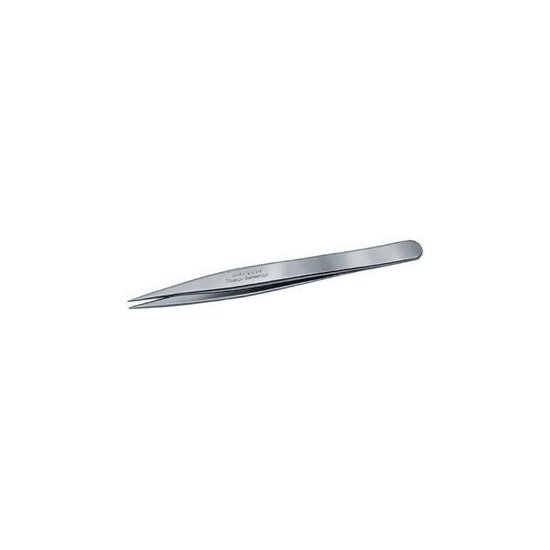PINZETTE DI PRECIS.PER ELETTRONICA INOX ANTIMAGNETICHE A PUNTE SOTTILI,DIRITTE,LUNGHE 130D PINZETTE x ELETTRONICA inox tweezers for electronics Prod. SCU