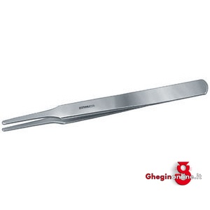 PINZETTE DI PRECIS.PER ELETTRONICA INOX ANTIMAGNETICHE A PUNTE PIATTE,DIRITTE,ARROTONDATE 130E PINZETTE x ELETTRONICA inox tweezers for electronics Prod. SCU - immagine 2