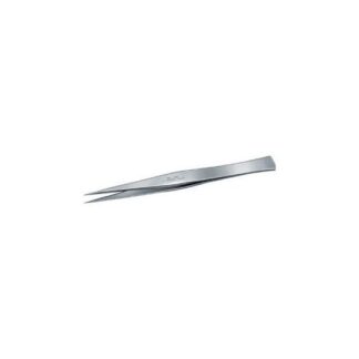 PINZETTE DI PRECIS.PER ELETTRONICA INOX ANTIMAGNETICHE A PUNTE SOTTILI,DIRITTE,A FORTE PRESA 130F PINZETTE x ELETTRONICA inox tweezers for electronics Prod. SCU