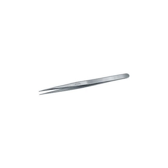 PINZETTE DI PRECIS.PER ELETTRONICA INOX ANTIMAGNETICHE TIPO LUNGO,STRETTO A PUNTE SOTTILI,DIRITTE 130H PINZETTE x ELETTRONICA inox tweezers for electronics Prod. SCU