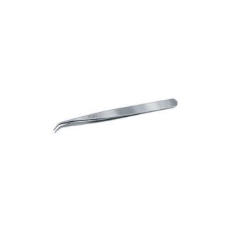 PINZETTE DI PRECIS.PER ELETTRONICA INOX ANTIMAGNETICHE TIPO CORTO A PUNTE SOTTILI,CURVE,BOMBATE 130L PINZETTE x ELETTRONICA inox tweezers for electronics Prod. SCU