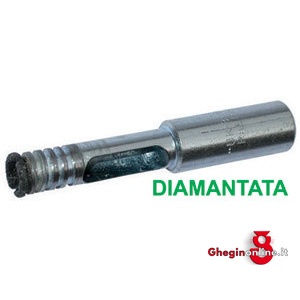 PUNTE DIAMANTATE PER GRESS PORCELLANATO 1334GC 7 PUNTE DIAM. X GRES diamond tile drill bits Prod. SCU