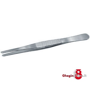 PINZETTE DI PRECIS.PER ELETTRONICA INOX ANTIMAGNETICHE A PUNTE PIATTE ARROTONDATE 133A PINZETTE x ELETTRONICA inox tweezers for electronics Prod. SCU - immagine 2