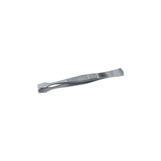 PINZETTE DI PRECIS.PER ELETTRONICA INOX ANTIMAGNETICHE A PUNTE PIATTE,LARGHE 133B PINZETTE x ELETTRONICA inox tweezers for electronics Prod. SCU