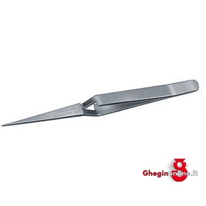 PINZETTE DI PRECIS.PER ELETTRONICA INOX ANTIMAGNETICHE TIPO AUTOSERRANTE,PUNTE ACUTE 133E PINZETTE x ELETTRONICA inox tweezers for electronics Prod. SCU - immagine 2