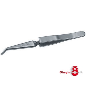 PINZETTE DI PRECIS.PER ELETTRONICA INOX ANTIMAGNETICHE TIPO AUTOSERRANTE,PUNTE ACUTE CURVE 133F PINZETTE x ELETTRONICA inox tweezers for electronics Prod. SCU - immagine 2