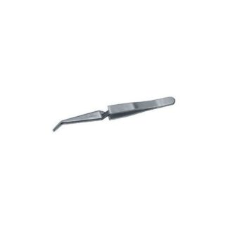 PINZETTE DI PRECIS.PER ELETTRONICA INOX ANTIMAGNETICHE TIPO AUTOSERRANTE,PUNTE ACUTE CURVE 133F PINZETTE x ELETTRONICA inox tweezers for electronics Prod. SCU