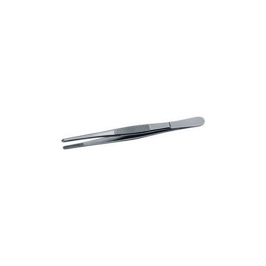 PINZETTE PER ELETTRONICA IN PTFE DIRITTE ARROTONDATE 135GP PINZETTE IN PTFE soldering tweezers for electronics Prod. SCU