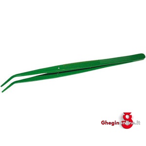 PINZETTE PER ELETTRONICA IN PTFE CURVE SOTTILI 135GS PINZETTE IN PTFE soldering tweezers for electronics Prod. SCU - immagine 2