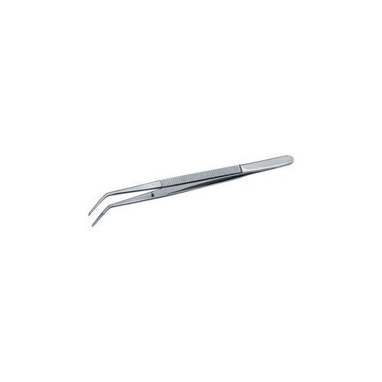 PINZETTE PER ELETTRONICA IN PTFE CURVE SOTTILI 135GS PINZETTE IN PTFE soldering tweezers for electronics Prod. SCU