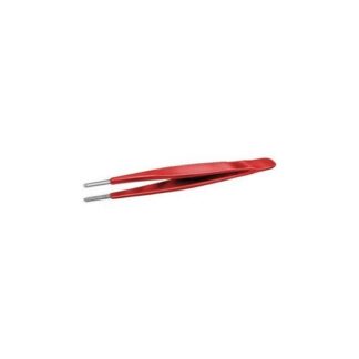 PINZETTE PER ELETTRONICA IN PVC DIRITTE ARROTONDATE 136GA PINZETTE x ELETTRONICA soldering tweezers for electronics Prod. SCU