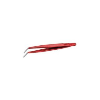PINZETTE PER ELETTRONICA IN PVC CURVE SOTTILI 136GB PINZETTE x ELETTRONICA soldering tweezers for electronics Prod. SCU