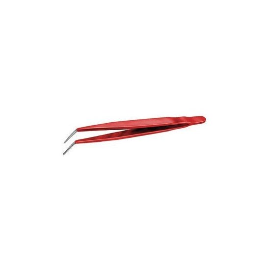 PINZETTE PER ELETTRONICA IN PVC CURVE SOTTILI 136GB PINZETTE x ELETTRONICA soldering tweezers for electronics Prod. SCU
