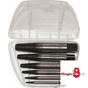 6 ESTRATTORI PER VITI IN SERIE PER VITI Ø M 4-24 1406G 6 ESTRATT. VITI IN SERIE screw extractors-sets Prod. SCU