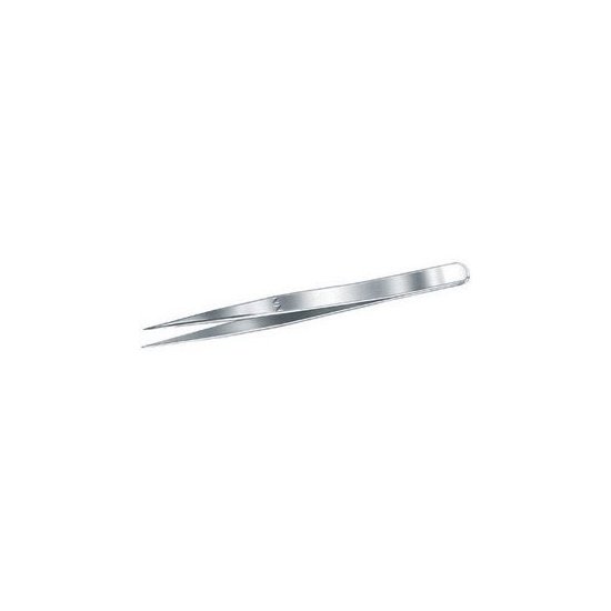 PINZETTE IN ACCIAIO INOX TIPO STRETTO CON PUNTE PIATTE LISCE 142 PINZETTE IN ACCIAIO precision tweezers Prod. SCU