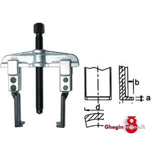 ESTRATTORI UNIVERSALI A 2 BRACCI SOTTILI 1424GE 200 ESTRATTORI 2 BRACCI standard twin and thin grip pullers Prod. SCU - Orig. Buco
