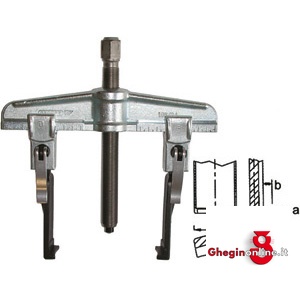 ESTRATTORI UNIVERSALI A 2 BRACCI SOTTILI A REGOLAZIONE RAPIDA 1425GPE 200 ESTRATTORI 2 BRACCI pullers with twin and thin grips and quick adjustment Orig. Gedore
