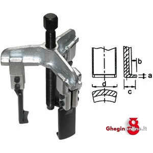 ESTRATTORI UNIVERSALI A 3 BRACCI SOTTILI 1433GB 200 ESTRATTORI 3 BRACCI standard triple and thin grip pullers Prod. SCU - Orig. Buco