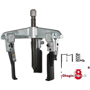ESTRATTORI UNIVERSALI A 3 BRACCI SOTTILI A REGOLAZIONE RAPIDA 1433GT 200 ESTRATT.UNIV. 3 BRACCI pullers with triple and thin grips and quick adjustment Orig. Gedore