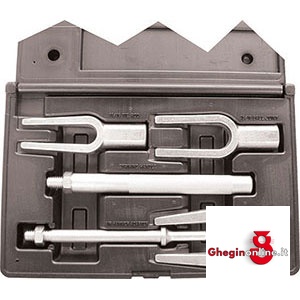 ESTRATTORI A FORCELLA IN ASSORTIMENTO 1444GL SET ESTRATT.A FORCELLA dismantling forks sets Orig. Gedore red