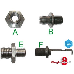 ADATTATORI PER MANDRINI 1546GF ADATTATORI X MANDRINI studs for chucks Prod. SCU
