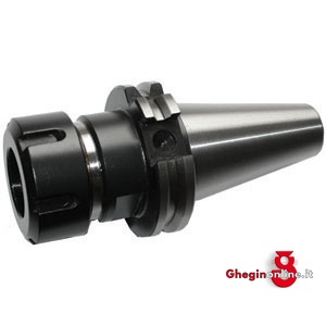 MANDRINI PORTA-PINZE ELASTICHE TIPO ER A NORMA DIN 69871/A; TERMINALE ATT. CON FILETTO INTERNO 1560GB 4 MANDRINI DIN 69871/A DIN 69871/A ER pinch. holder chucks with lock. collars Prod. SCU