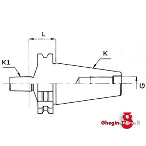 MANDRINI PORTA-PUNTE A NORMA DIN 69871/A; TERMINALE ATT. CON FILETTO INTERNO 1560GBP 3 MANDRINI DIN 69871/A DIN 69871/A connection for chucks drills holder Prod. SCU - immagine 2
