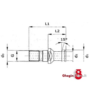 TENONI PER MANDRINI DIN 69871/A 1560GEA 24 TENONIxMANDRINI 69871 tullstud for chucks with shank DIN 69871/A Prod. SCU - immagine 2