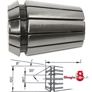 PINZE ELASTICHE A GRANDE ESCURSIONE TIPO ER/ESX A NORMA DIN 6499-B GR 32 1561GN 20 PINZE ELASTICHE collets for chucks Prod. SCU - Orig. Fahrion