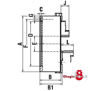 MANDRINI AUTOCENTRANTI 1563P 200 MANDRINI AUTOCENTRANTI self-centring chucks Prod. SCU - immagine 2